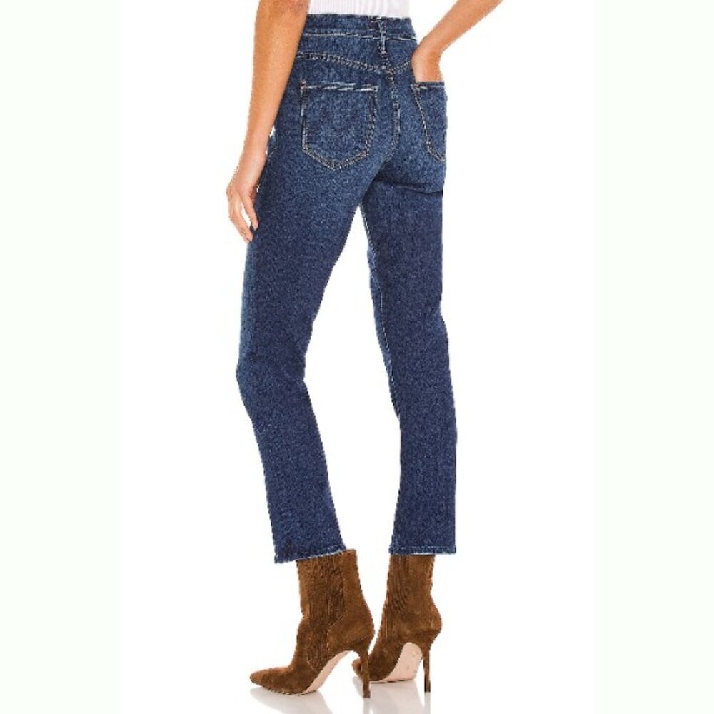 MOTHER women's sz 27 The Swooner Rascal Ankle Until Next Time straight leg jeans